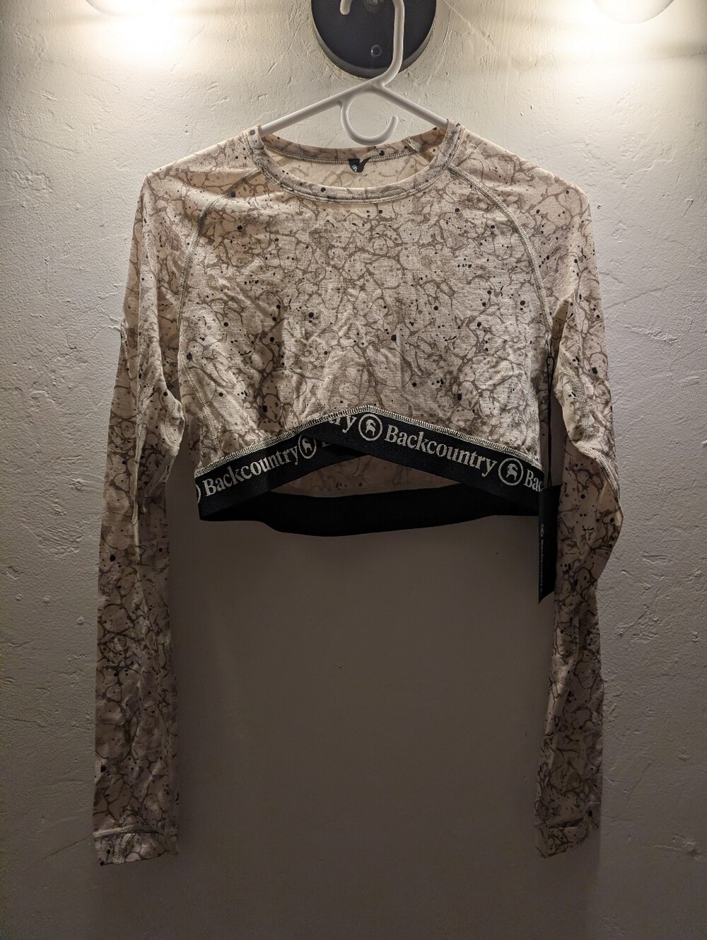 Backcountry - Cedars RWS Merino Lt-Wt Baselayer Cropped Crew Top NWT